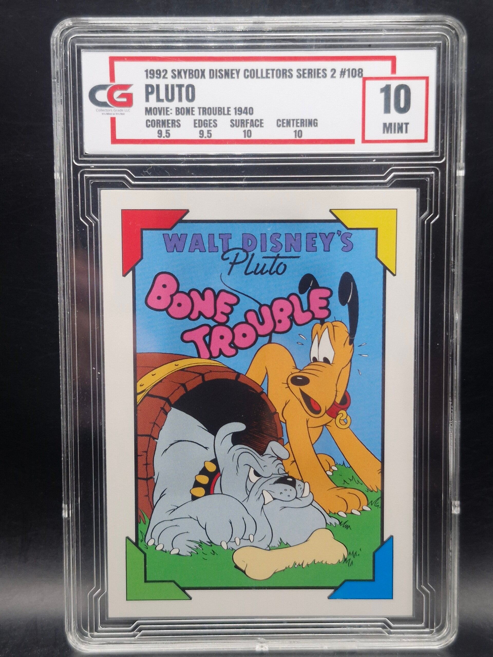 pluto 1992 Walt Disney bone trouble #108 CG 10