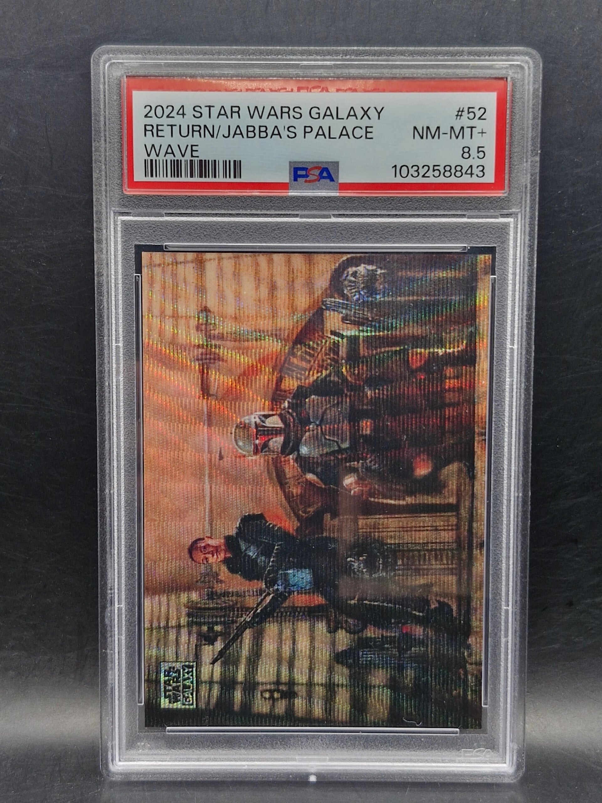 star wars galaxy jabba's palace limited edition #52 PSA 8.5