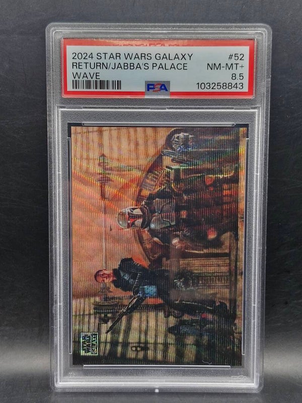 star wars galaxy jabba's palace limited edition #52 PSA 8.5