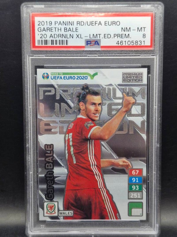 PSA 8 Gareth Bale 2019 Panini Road to Euro 2020