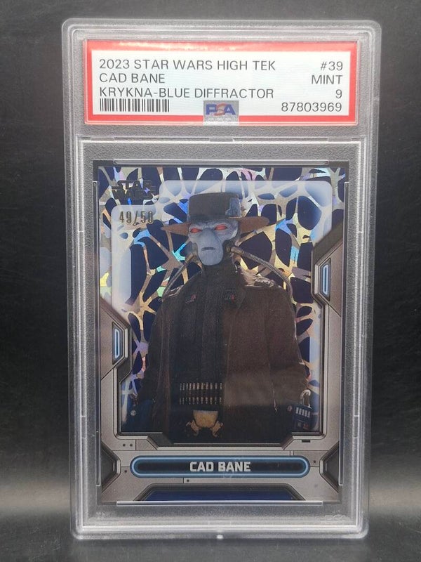cab bane limited edition 49/50 star wars high tek #39 PSA 9