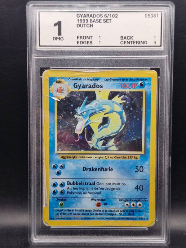 gyarados 1999 base set dutch holo Vintage #6 WG 1