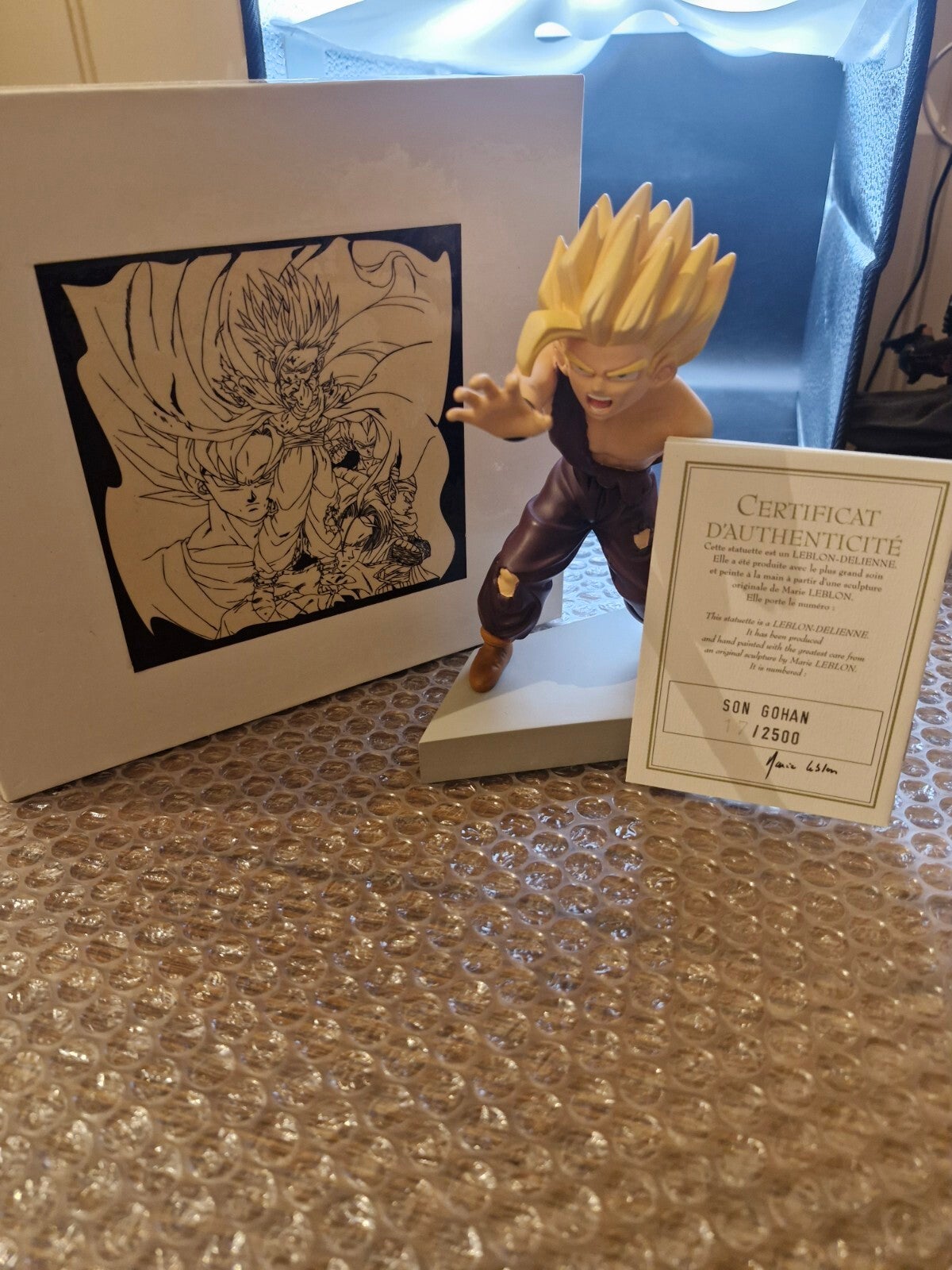 Dragonball z son gohan leblon delienne. Limited edition 17/2500
