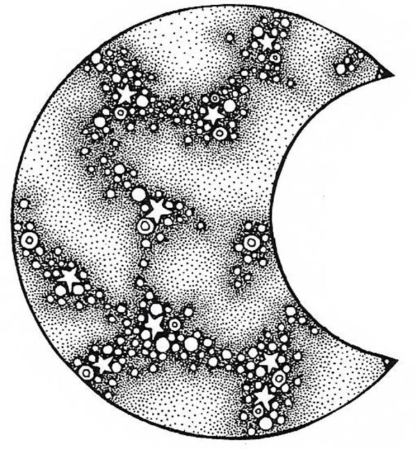 EI L1797/42  Sternhalbmond