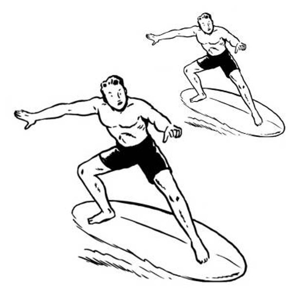 SW E17087/204 Golfsurfer (2x)