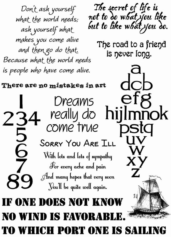 PLATESW157 Plate 157 Englische Texte 4