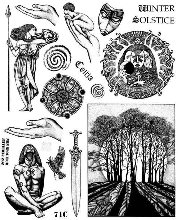 NSPL071 Plate 071 Winter  Sonnenwende
