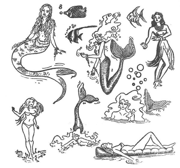 PLATESWCP01 Meeresjungfrauen