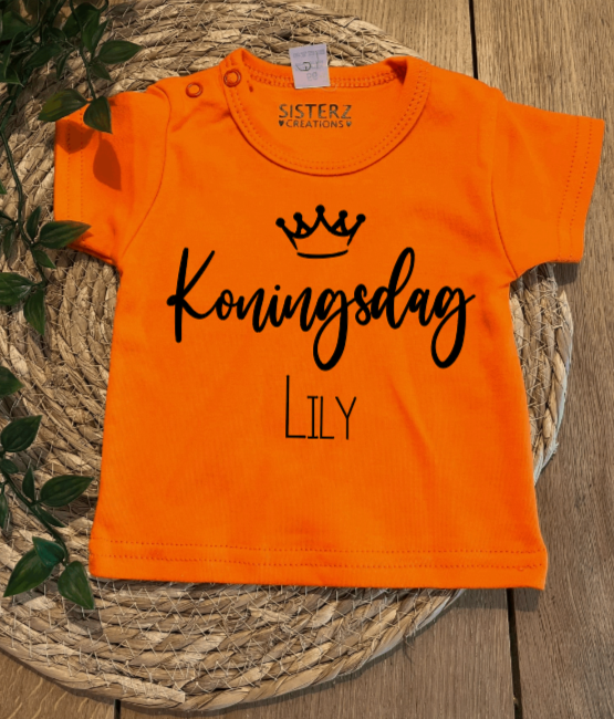 Konings T-shirt met naam