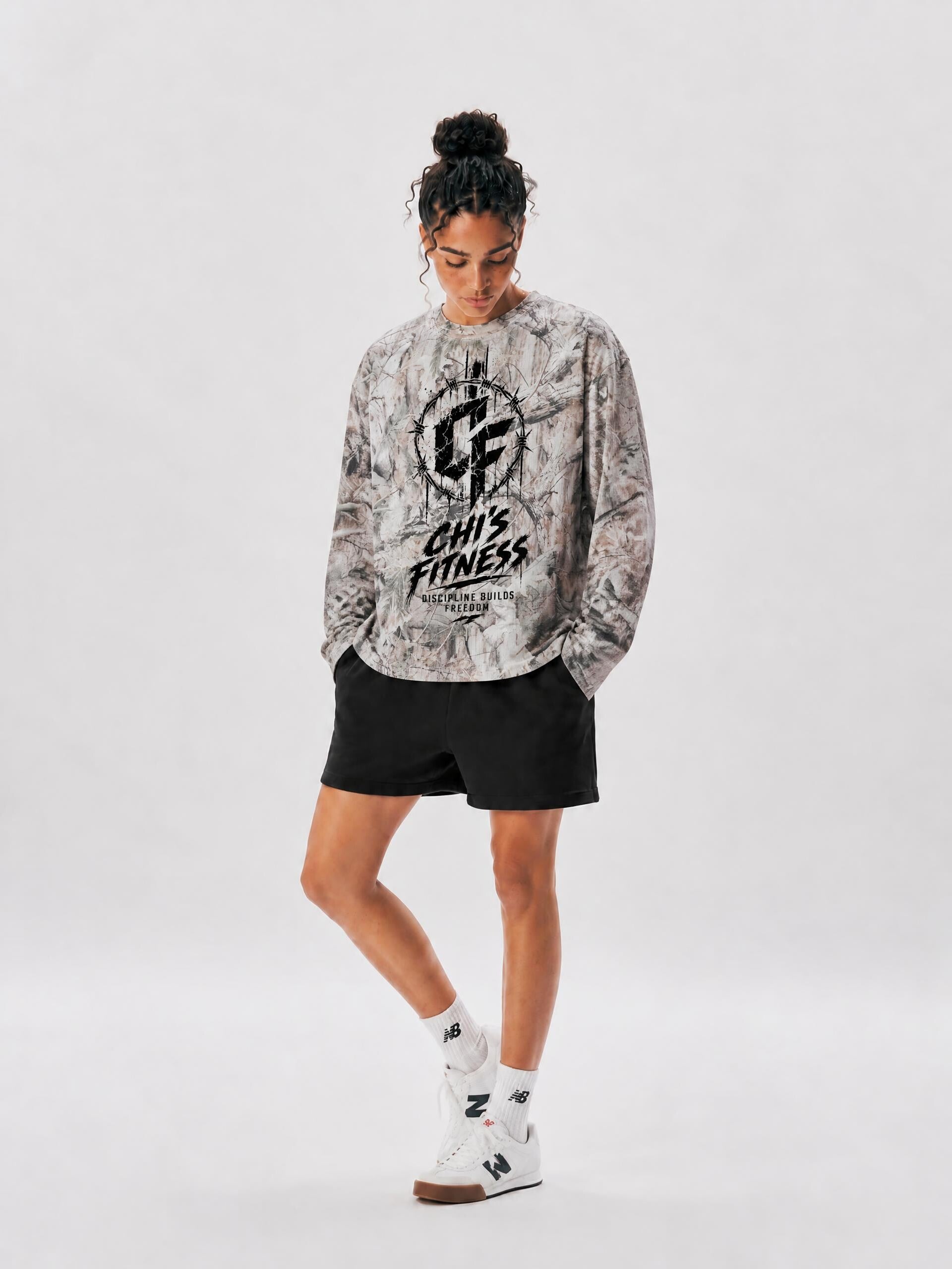 Unisex Tree Camo Waffle T-Shirt