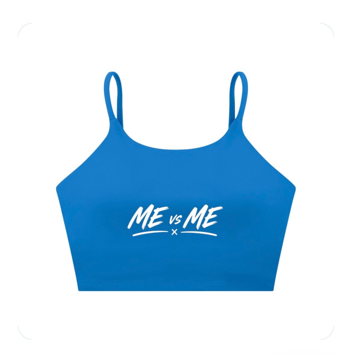 Spaghetti Strap ME vs ME Yoga Sports Bra