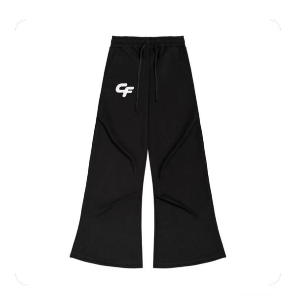 Wide Leg Drawstring CF Sweatpants