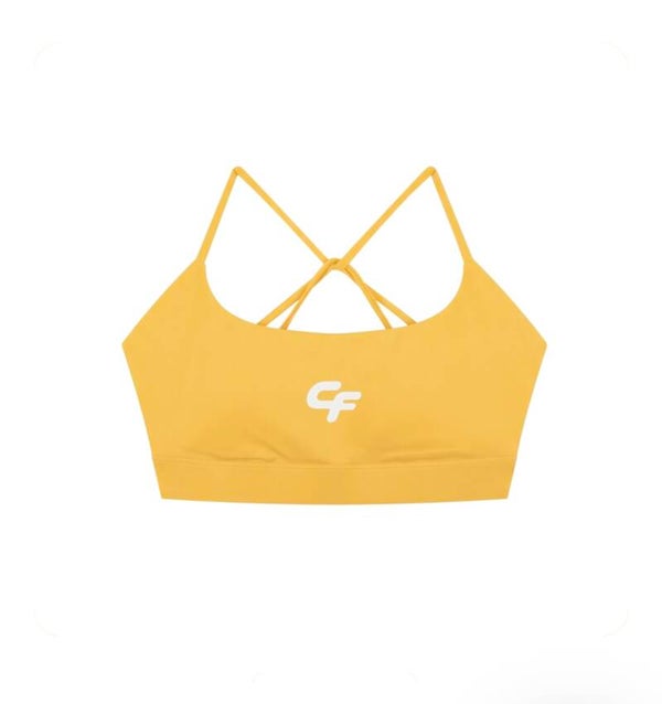 Strappy Criss Cross CF Yoga Sports Bra