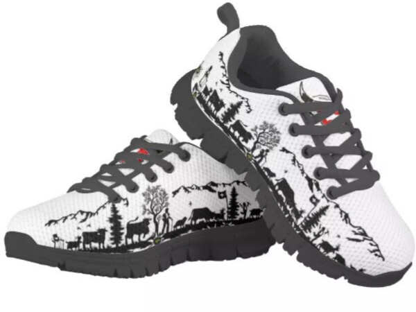 ETHNO Sneaker Schwarz Weiss