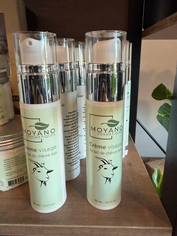 crème lait de chèvre bio Moyano