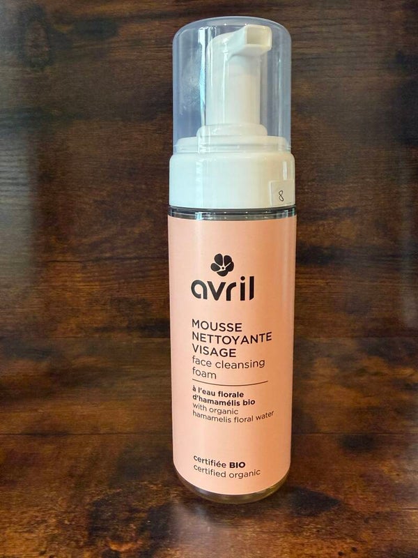 Mousse nettoyante visage