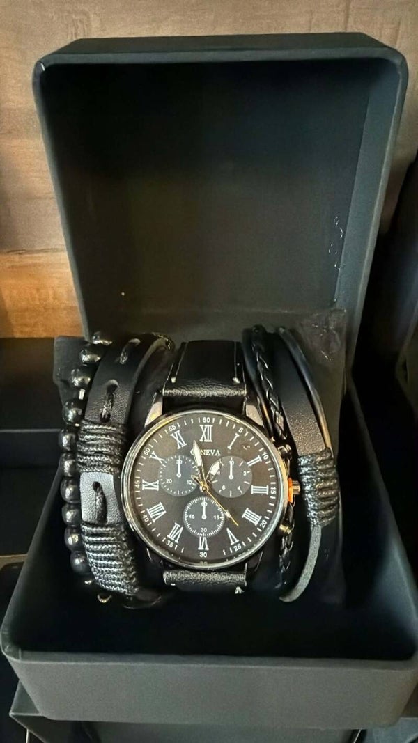 Coffret montre homme et Bracelets
