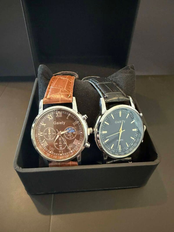 Coffret deux montres