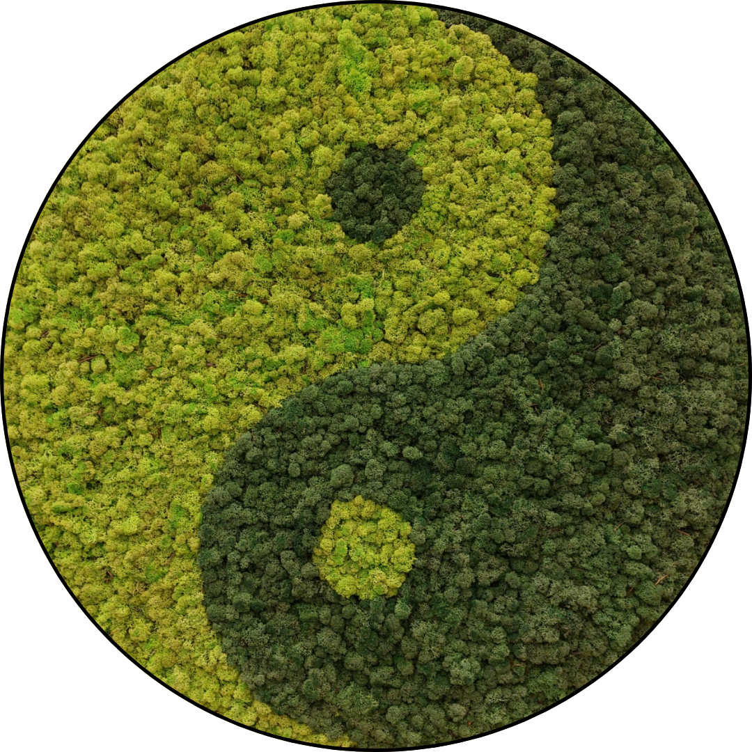 Moscirkel 40cm €95 Design Yin & Yang