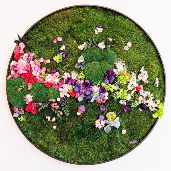 Flower design Franny uit de exclusieve Moss Art line van Metiez