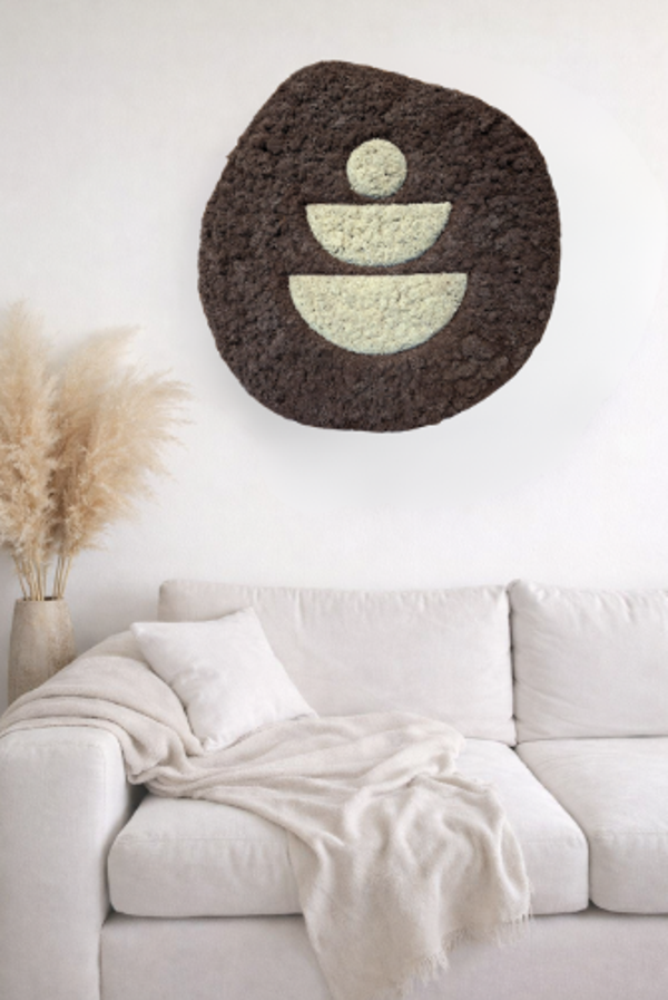 Japandi moscreatie 50cm €95,- Design wonen met Mariel | wooninfluencer op Insta |