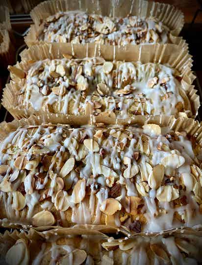 Cherry Almond Sweet Bread (GF Option Available)