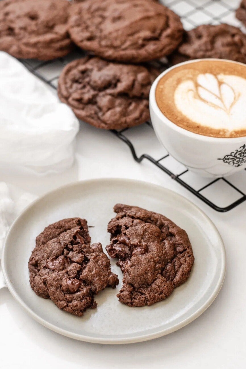 Dark Chocolate Espresso Pack of 4 Cookies