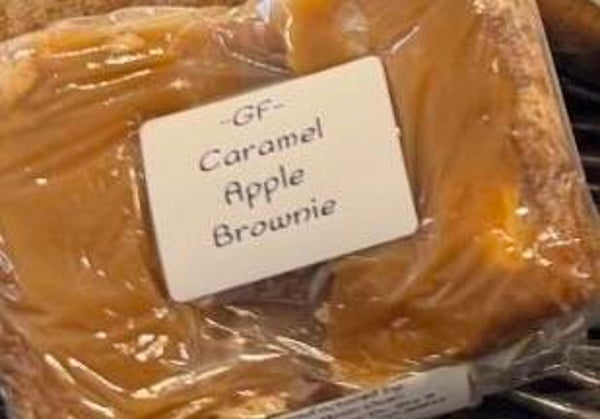 GF Caramel Apple Brownie