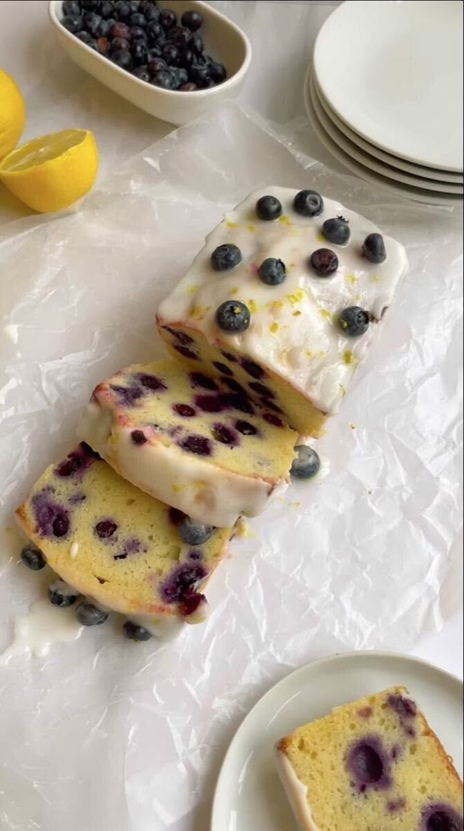 Lemon Wild Blueberry Loaf