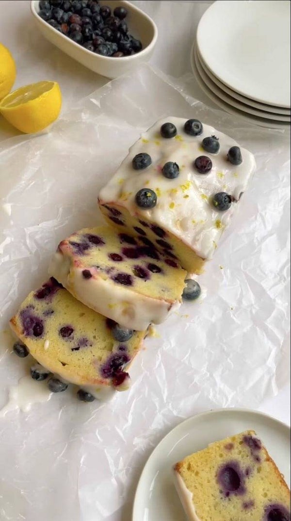 Lemon Wild Blueberry Loaf
