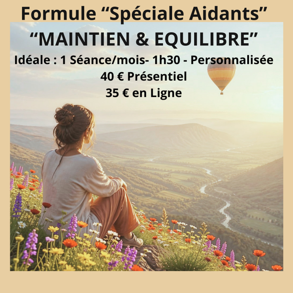 Formule "Maintien & Equilibre" spéciale aidants EN LIGNE