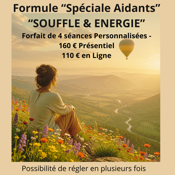 Formule "Souffle et Energie" Spéciale Aidants EN LIGNE