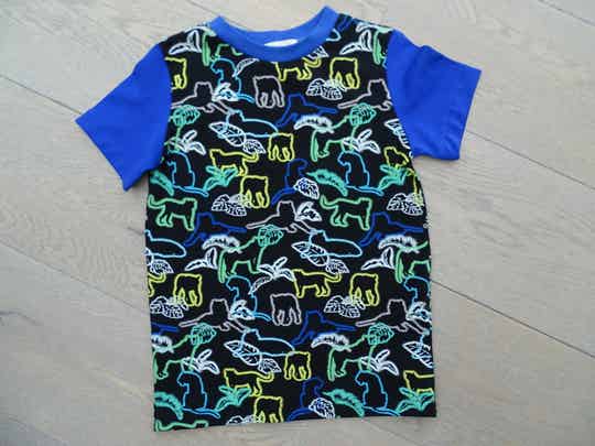T-shirt jungle neon