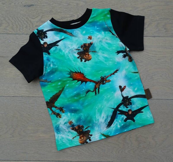 T-shirt/longsleeve draken stock