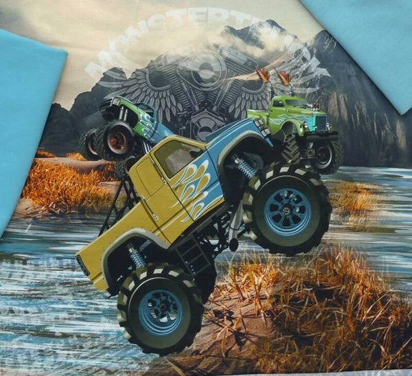 Stoffenpakket Monstertruck oker