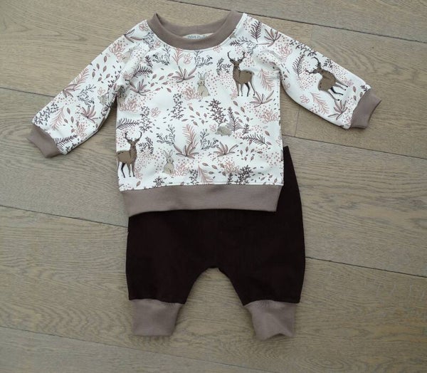 baby setje hertjes bos