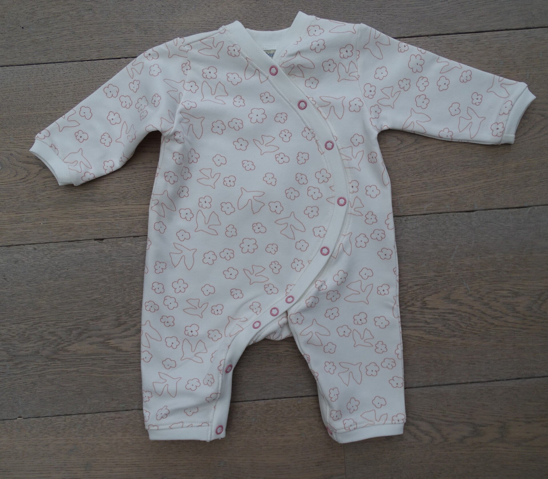 boxpakje ecru birds & flowers