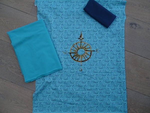 Stoffenpakket Marine compas