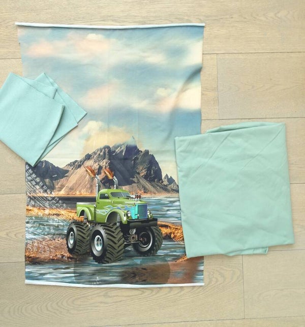 Stoffenpakket Monstertruck Groen