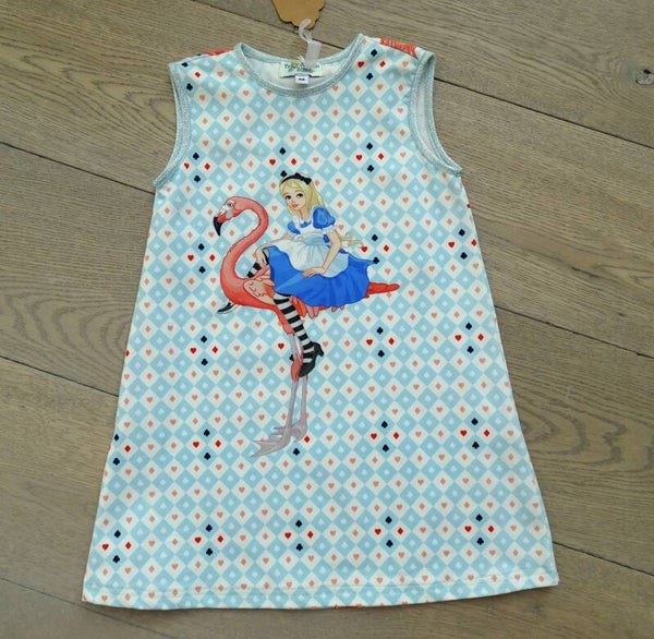jurk Alice in Wonderland stock