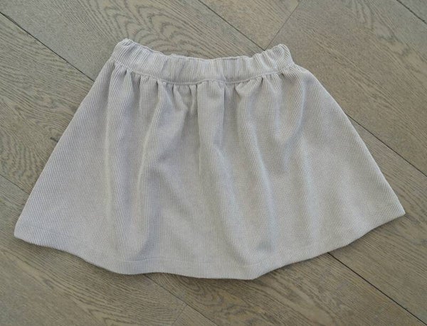 fronsrokje corduroy  beige