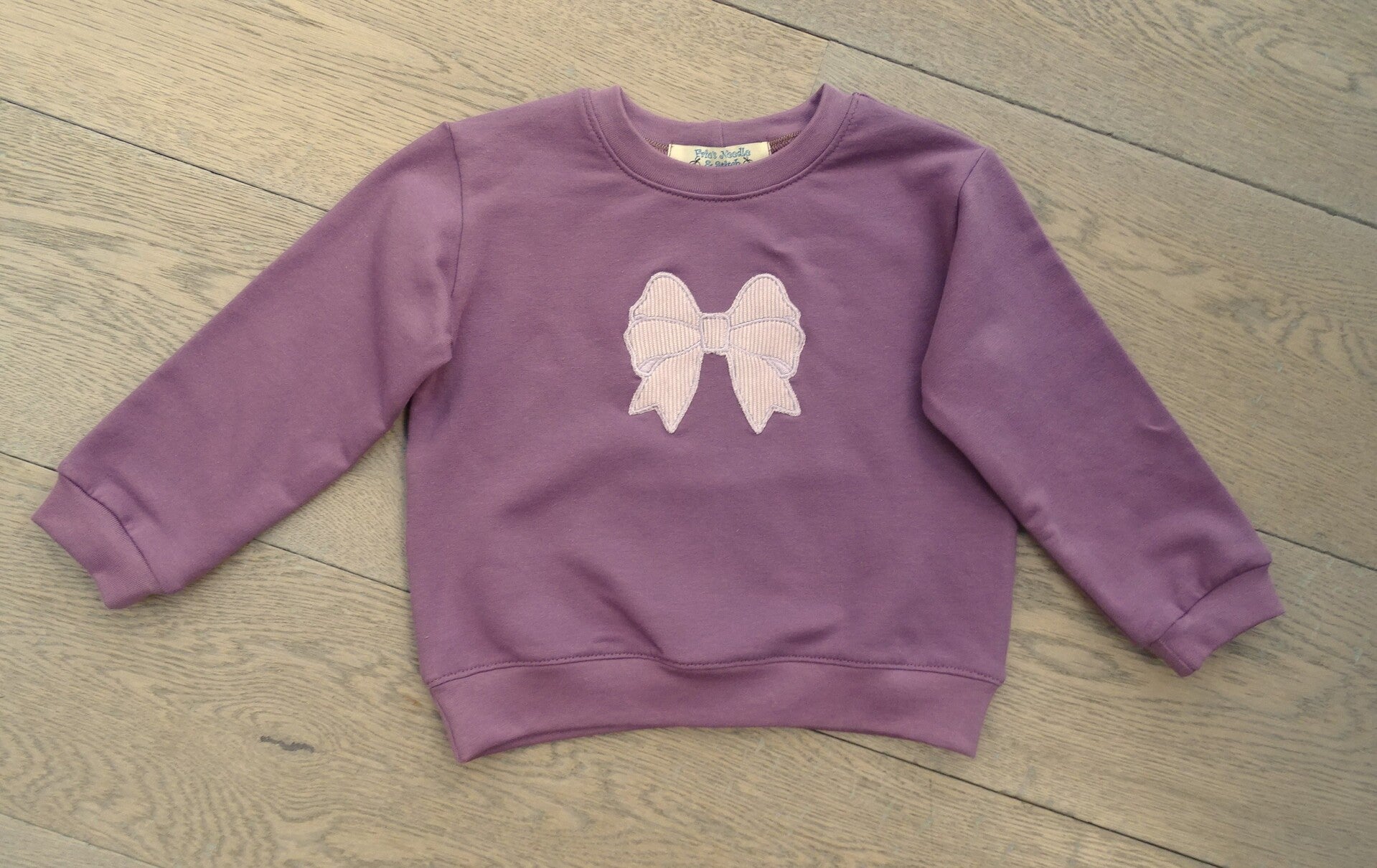 sweater uni paars strik