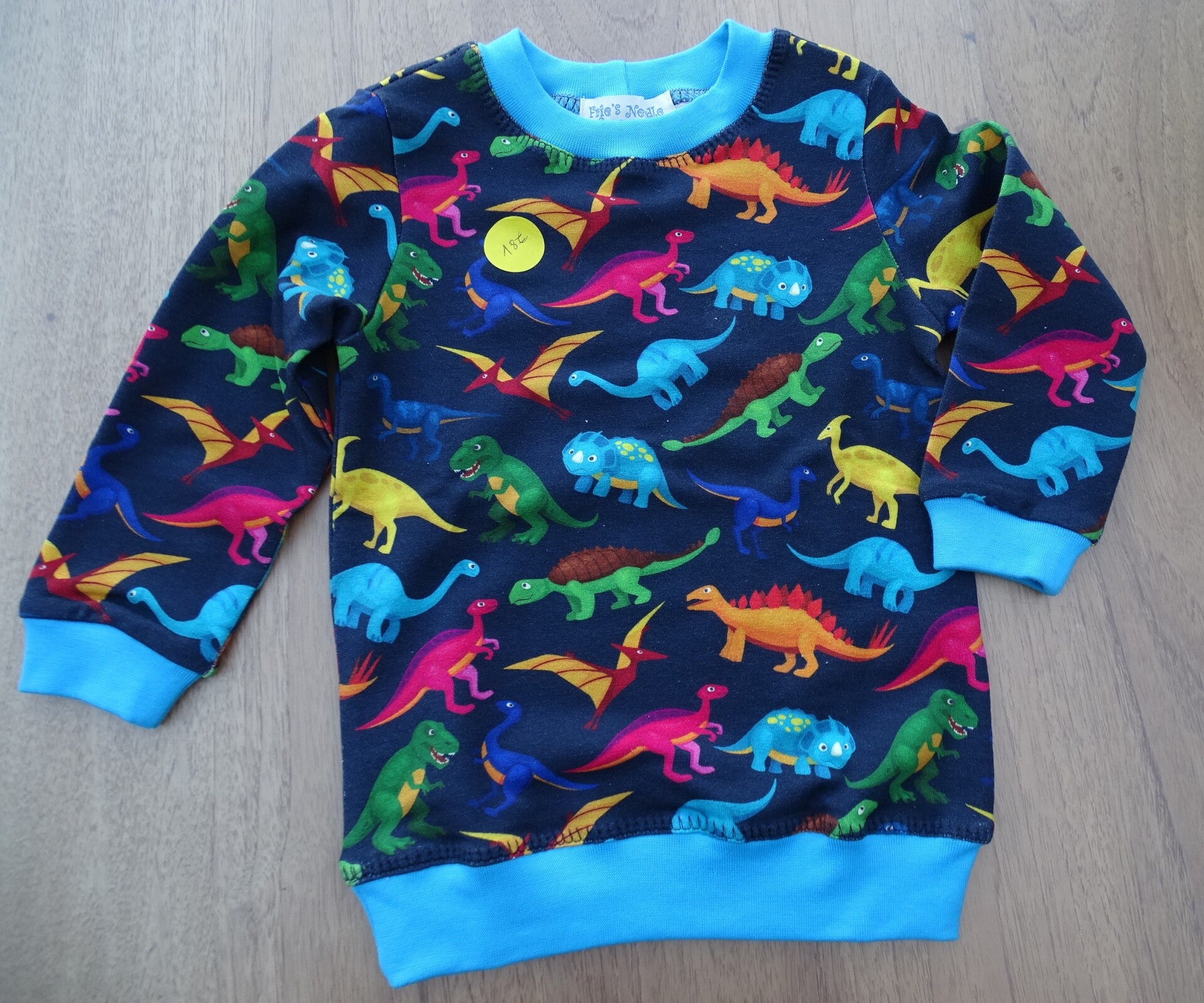 sweater dino kleine dino donkerblauw LAATSTE STUK