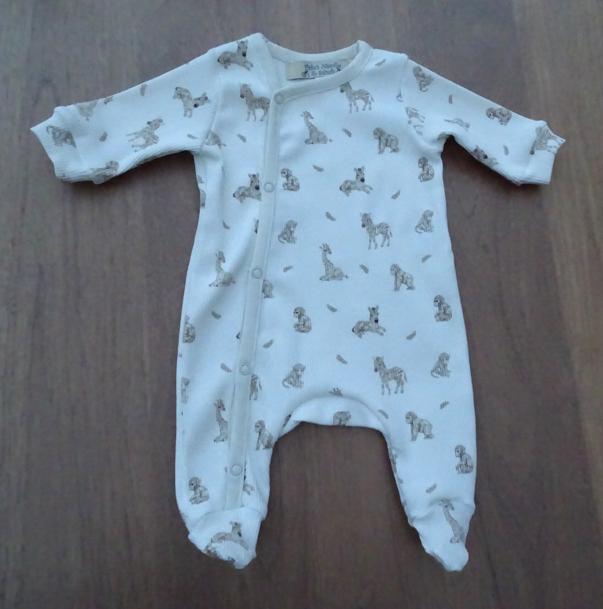 boxpakje ecru zebra & aapje