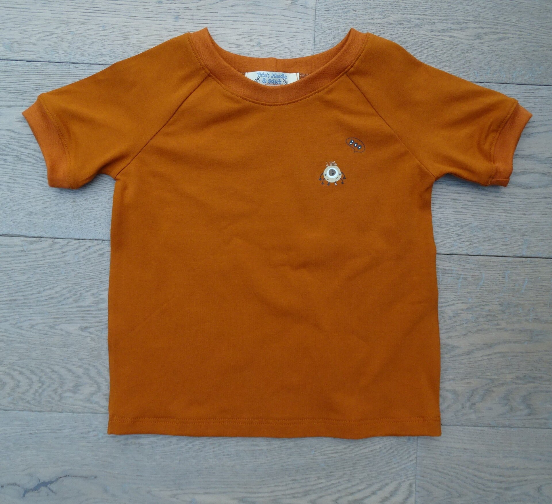 T-shirt Boo roestbruin