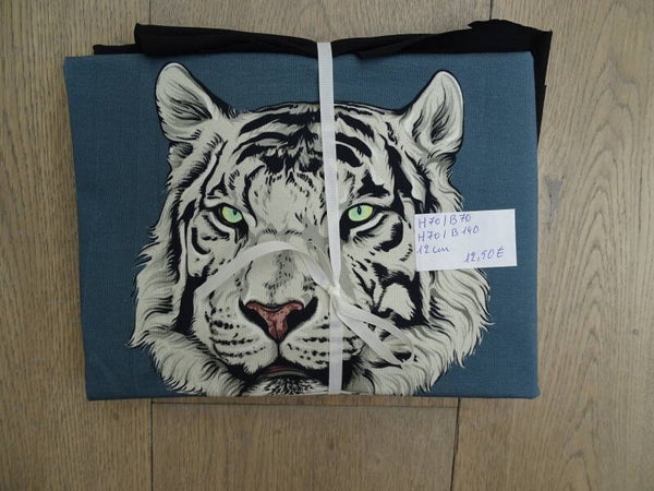 DIY Stoffenpakket Tijger grijs