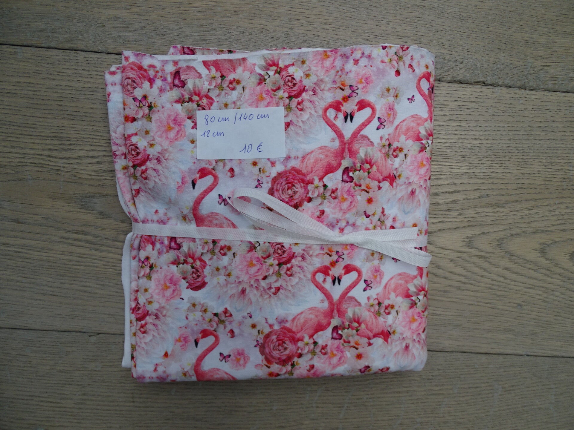 DIY Stoffenpakket roze flamingo