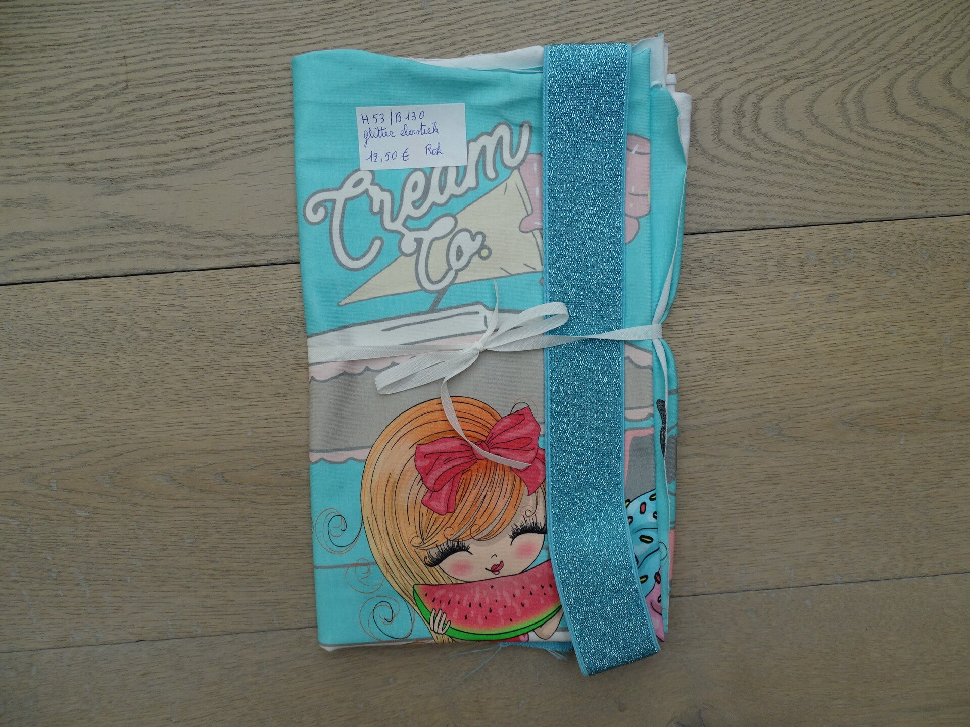 DIY Stoffenpakket  IJskar turquoise