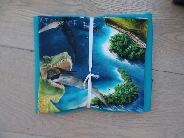 DIY Stoffenpakket Dino's zwemmend 2