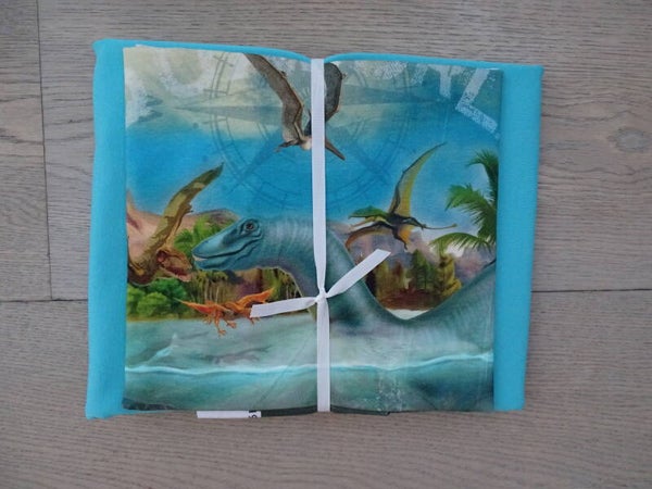 DIY Stoffenpakket Dino's zwemmend 1